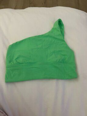 Lululemon Align™ Asymmetrical Bra – Neon Green Size Small
